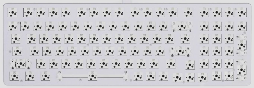 Glorious GMMK 2 96% ISO White Ice barebones reference
